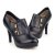 麦高 秋季新款女鞋 女士时尚单鞋 真皮窝窝鞋 A81501(黑色 37)第5张高清大图