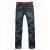 [格斯帝尼]新款男士时尚英伦水洗直筒精棉牛仔裤B907(蓝色 35)第2张高清大图