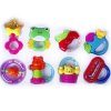 婴儿玩具 彩虹 100%无毒婴幼儿系列 八只装摇铃 900123